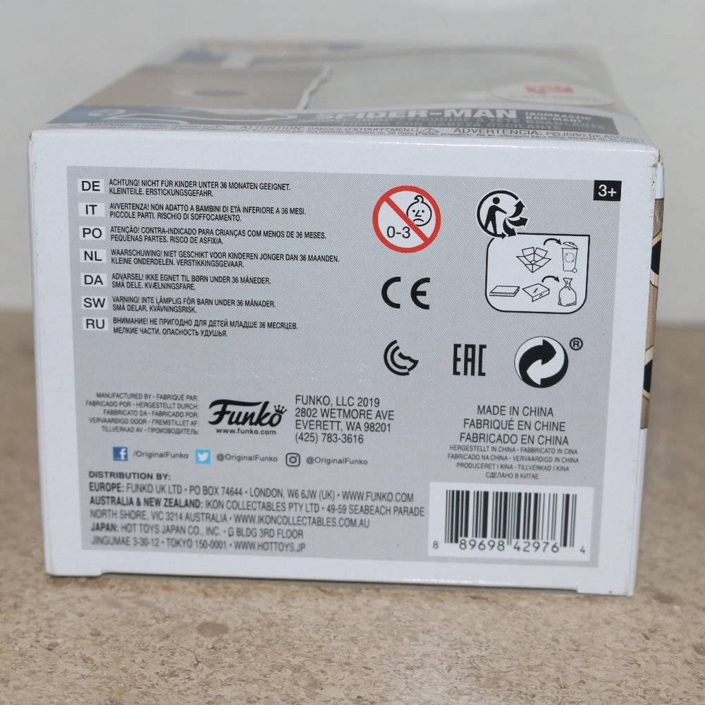 Funko POP Marvel# 522 Spider-man Bombastic bagman - Picture 6 of 6